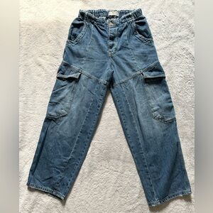 Free People Boyfriend Cargo Jeans
